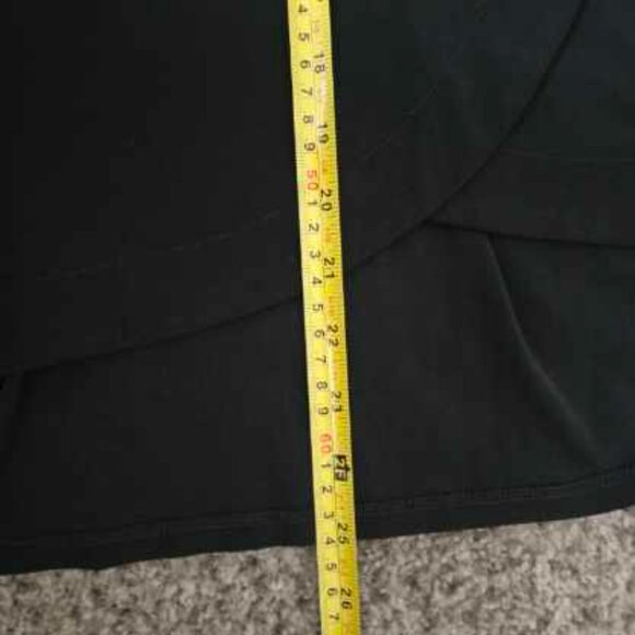 Ali Miles Cowl Neck Oversized Casual Black Red Plaid Print Pullover Tunic PL - Picture 5 of 11